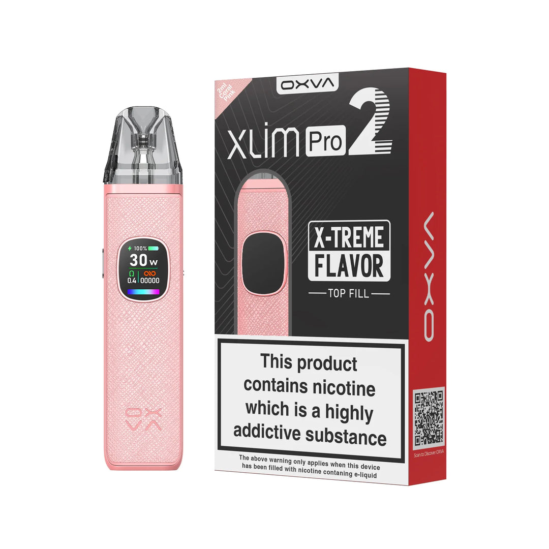 Oxva Xlim Pro 2 Pod Kit - Coral Pink