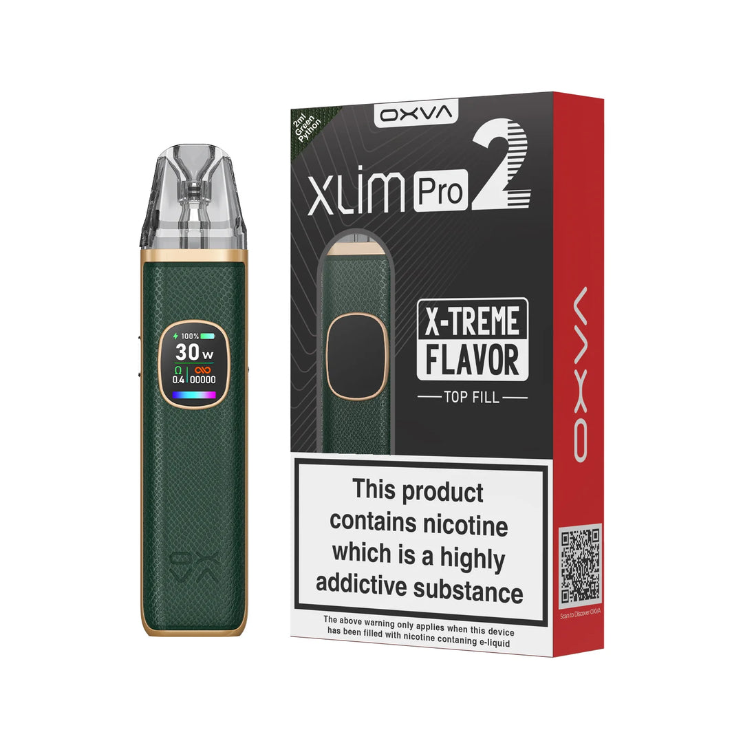 Oxva Xlim Pro 2 Pod Kit - Green Python