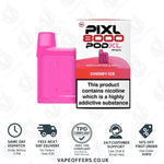 Load image into Gallery viewer, PIXL 8000 Prefilled Vape Pod Cherry Ice
