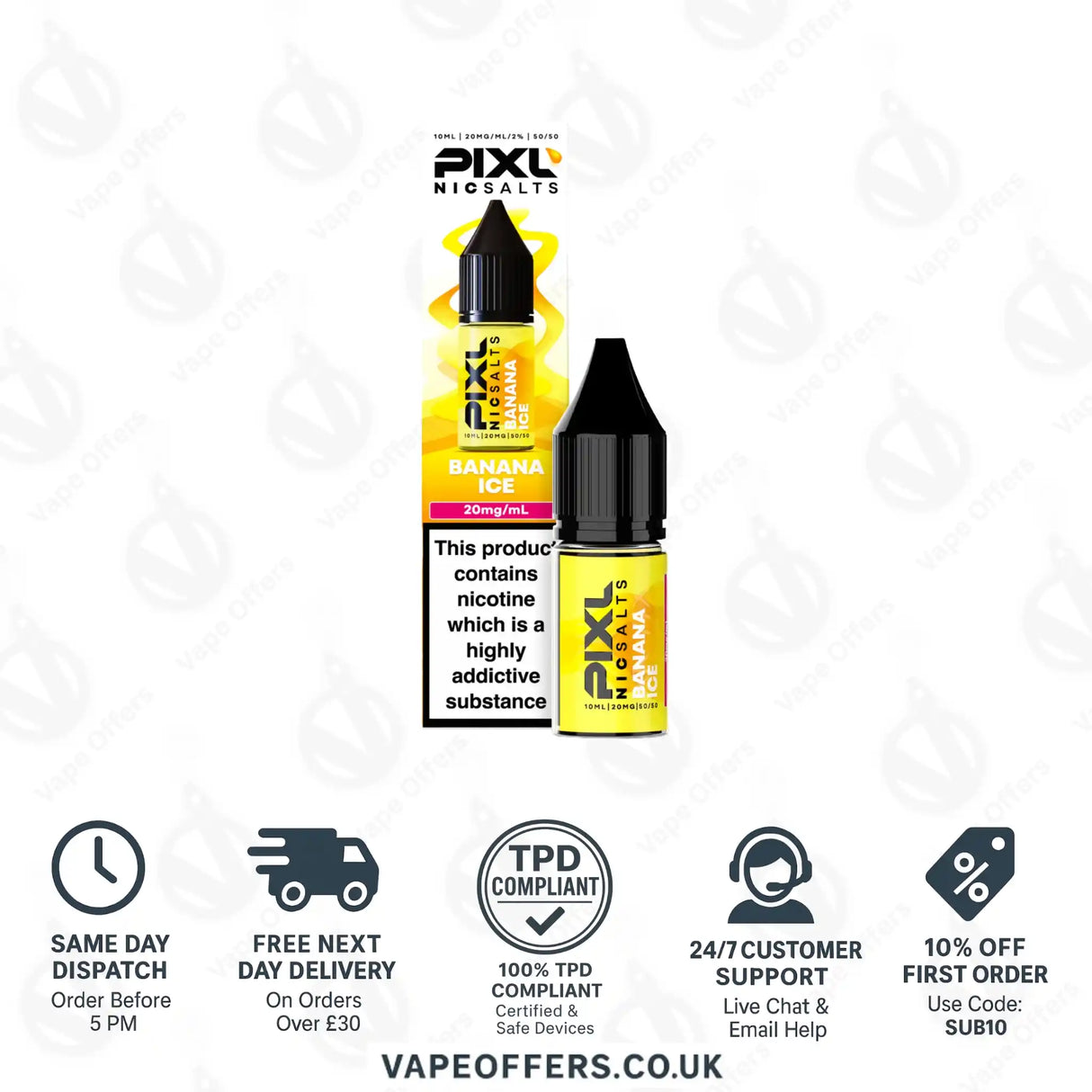 PIXL Banana Ice Nic Salts