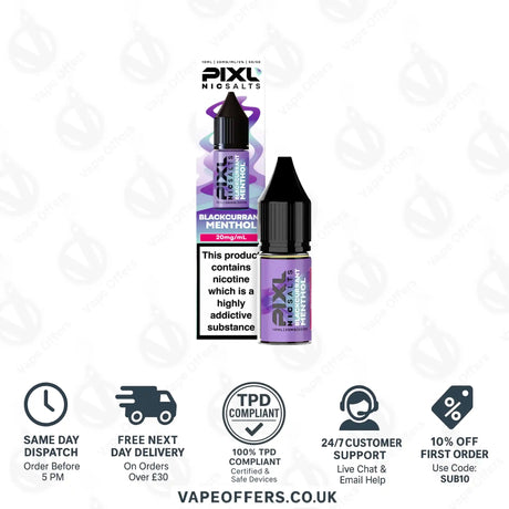 PIXL Blackcurrant Menthol Nic Salts