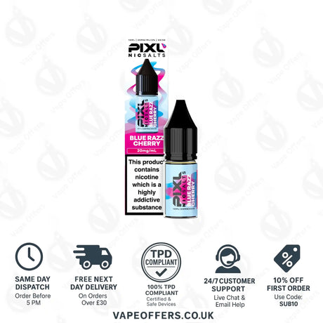 PIXL Blue Razz Cherry Nic Salts