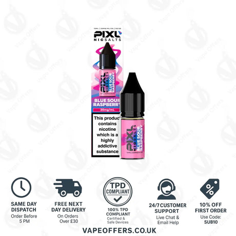 PIXL Blue Sour Raspberry Nic Salts