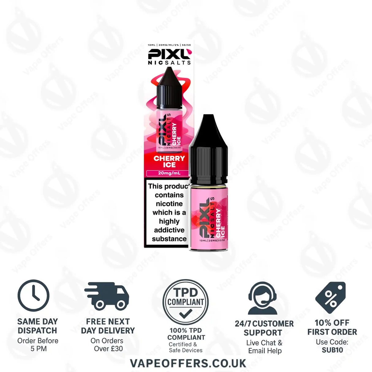 PIXL Cherry Ice Nic Salts