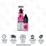 PIXL Cherry Sour Raspberry Nic Salts