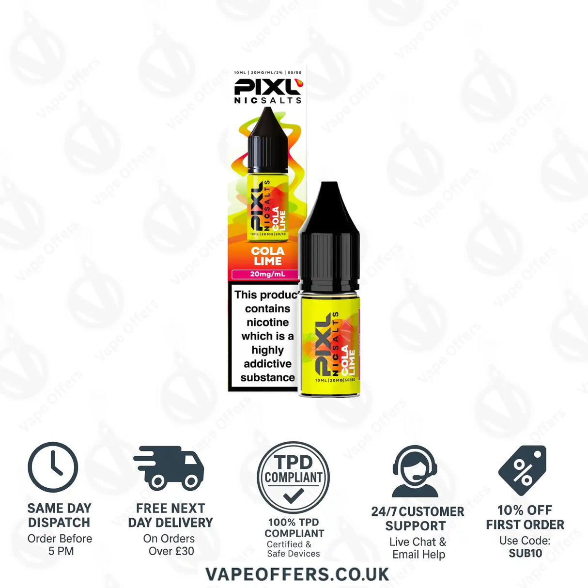 PIXL Cola Lime Nic Salts