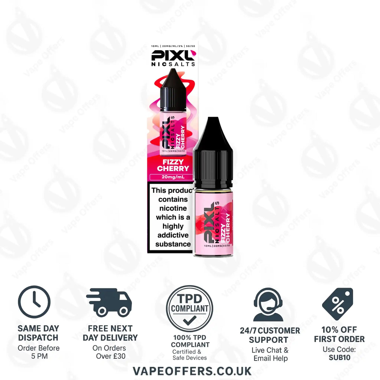 PIXL Fizzy Cherry Nic Salts