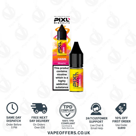 PIXL Oasis Nic Salts