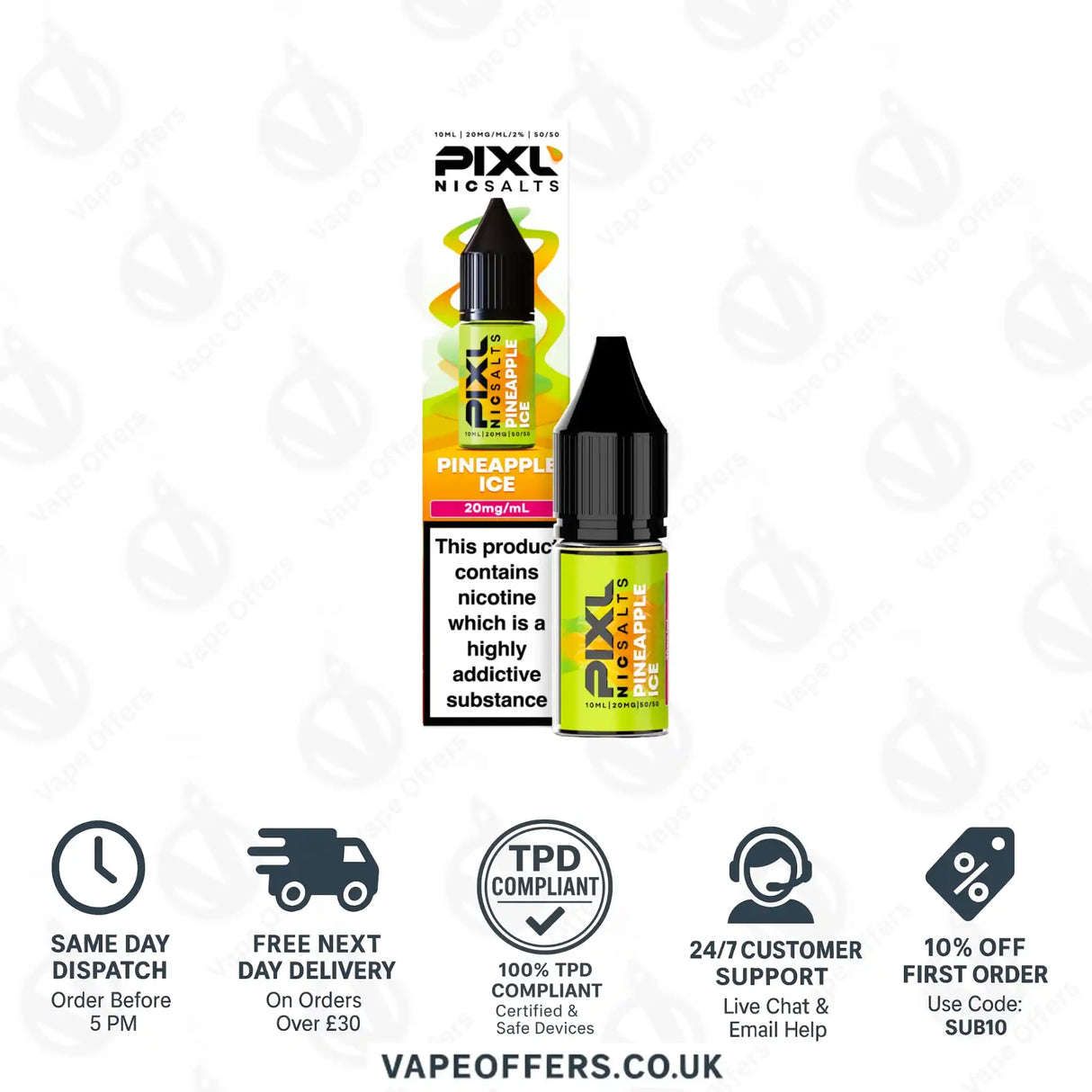 PIXL Pineapple Ice Nic Salts