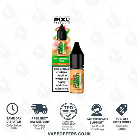 PIXL Watermelon Ice Nic Salts