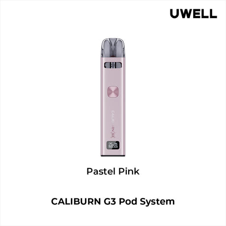 Uwell Caliburn G3 Pod Vape Kit Pastel Pink