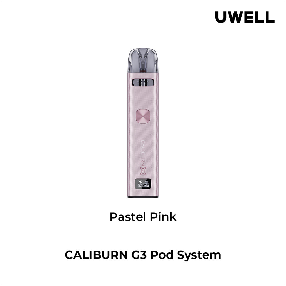 Uwell Caliburn G3 Pod Vape Kit Pastel Pink