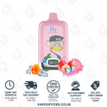 Load image into Gallery viewer, Peach Ice Fumot Digital Box 12000 Puffs Vape
