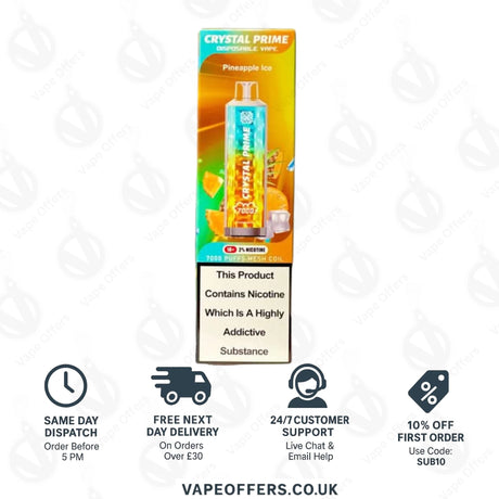 Pineaple Ice  Crystal Prime 7000 Vape