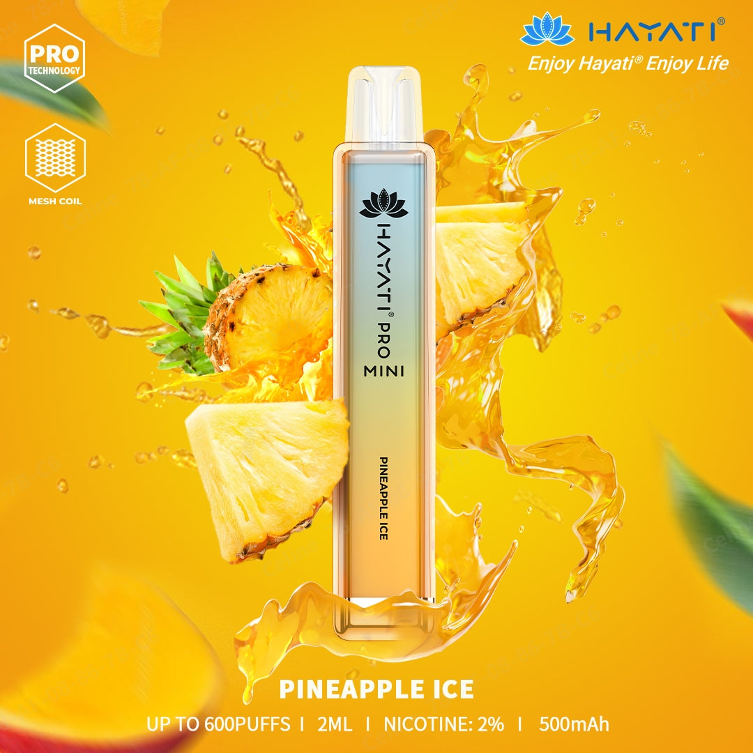 Pineapple Ice Hayati Pro Mini 600 Puffs