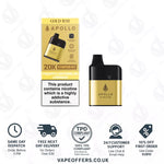 Load image into Gallery viewer, Pineapple Watermelon Lemonade Gold Bar Apollo 20K Puffs Pod Vape Kit
