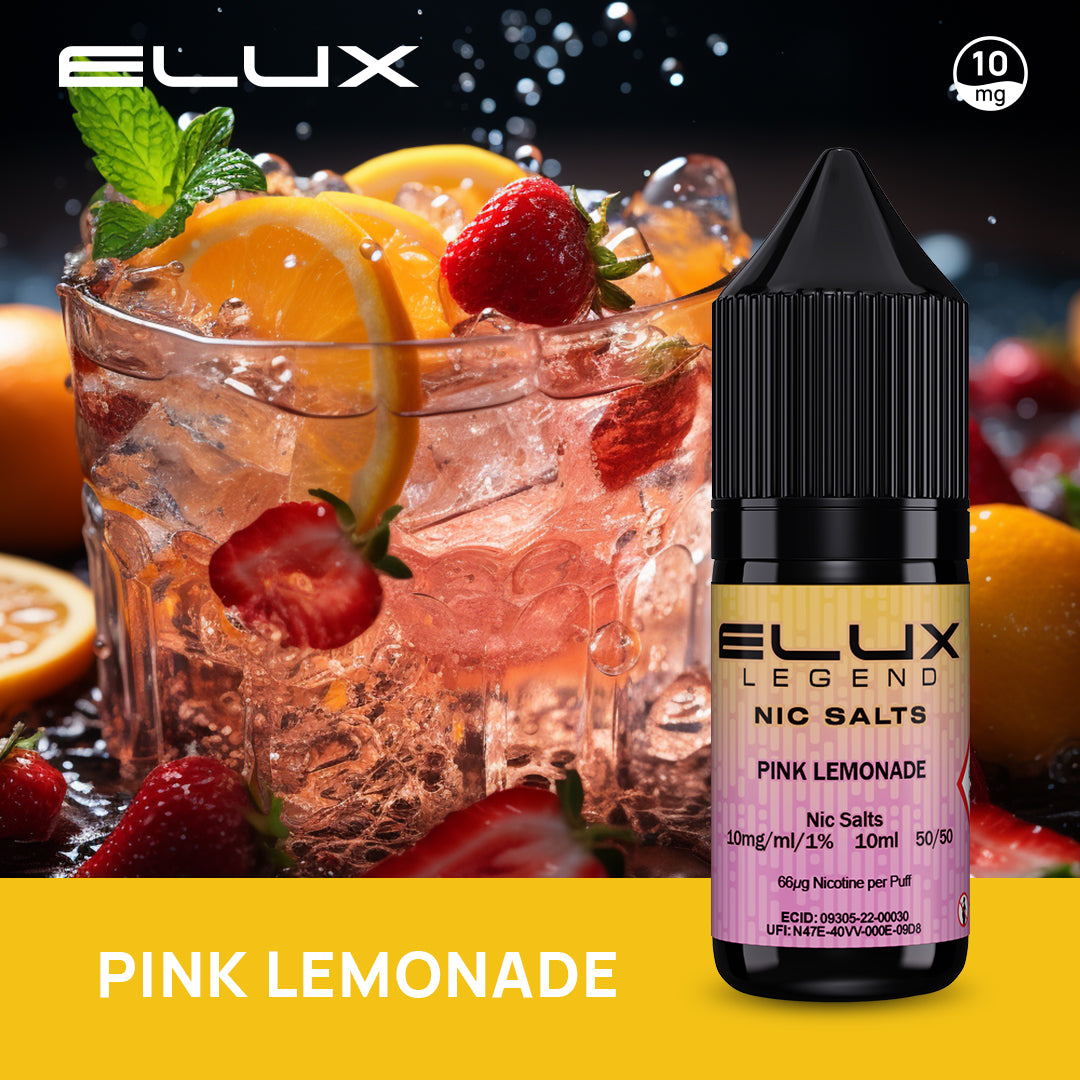 Pink Lemonade Elux Legend Nic Salt 10mg