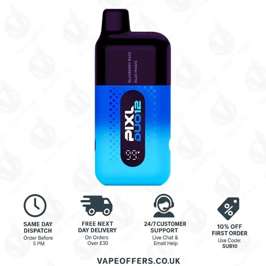 Blue Edition - Pixl Duo 12 6000 Puffs Vape Kit 