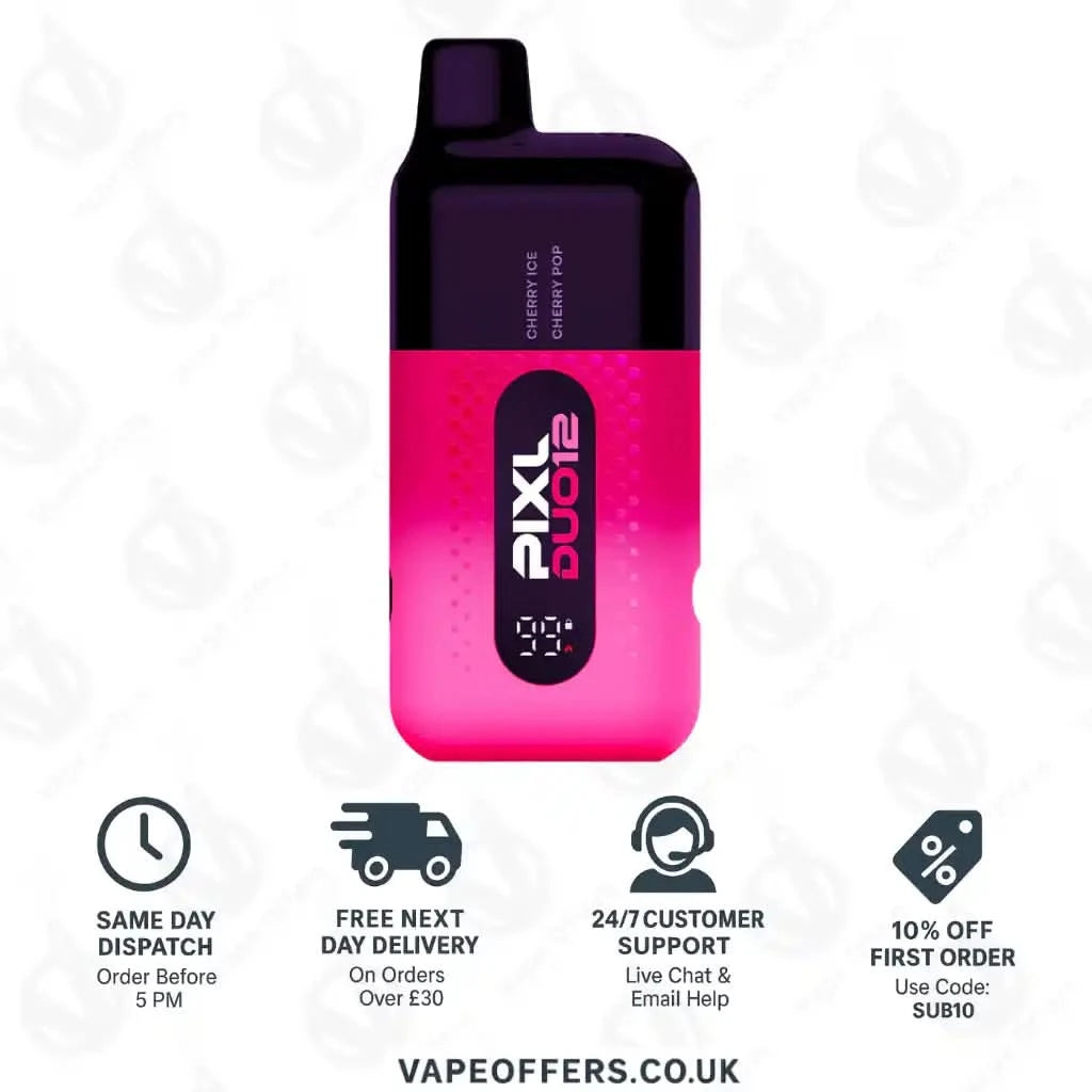 Cherry Edition - Pixl Duo 12 6000 Puffs Vape Kit 