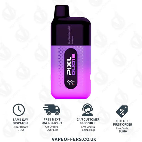 Purple Edition - Pixl Duo 12 6000 Puffs Vape Kit