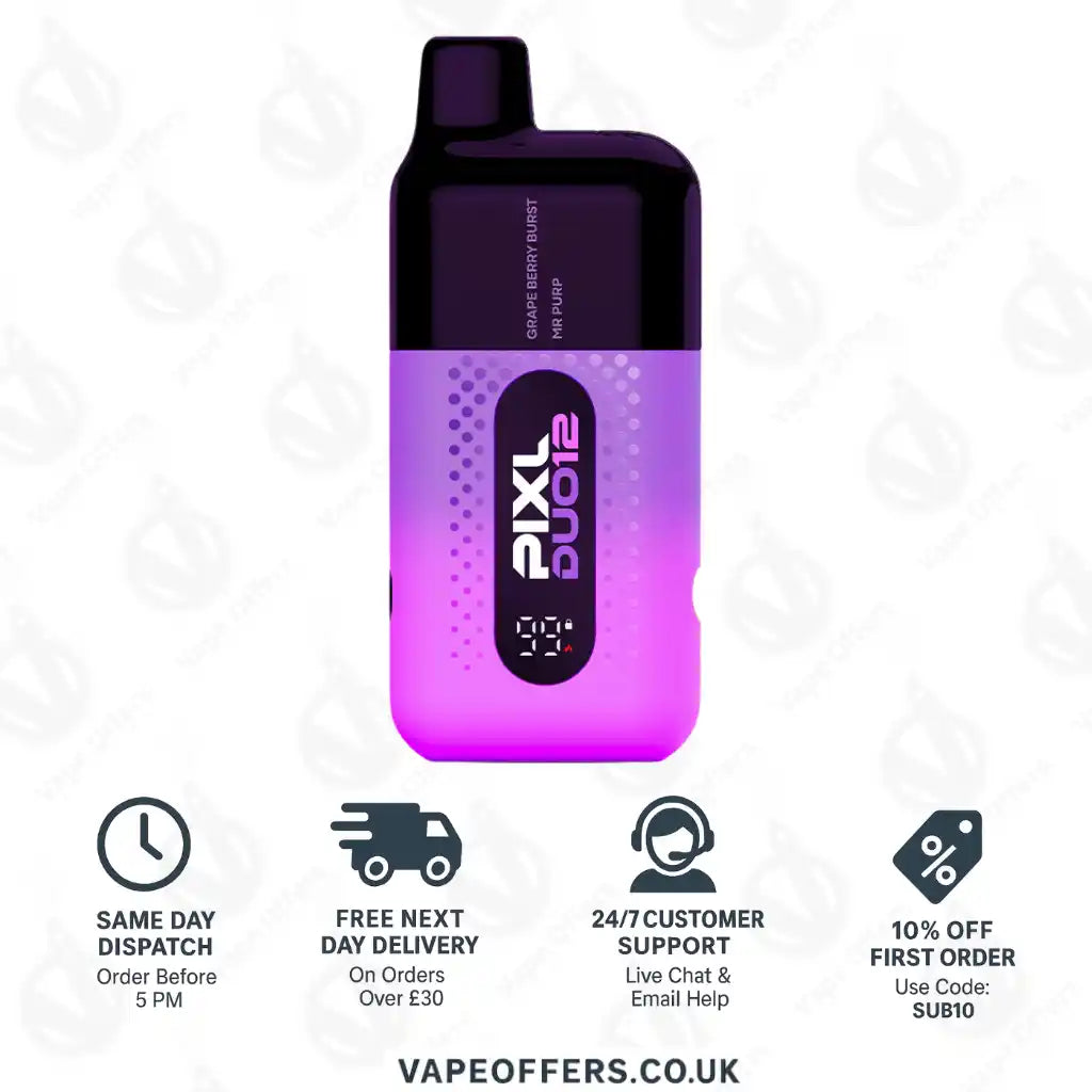 Purple Edition - Pixl Duo 12 6000 Puffs Vape Kit