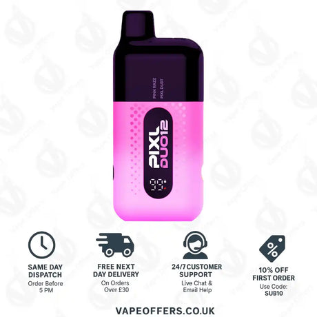 Pink Edition - Pixl Duo 12 6000 Puffs Vape Kit