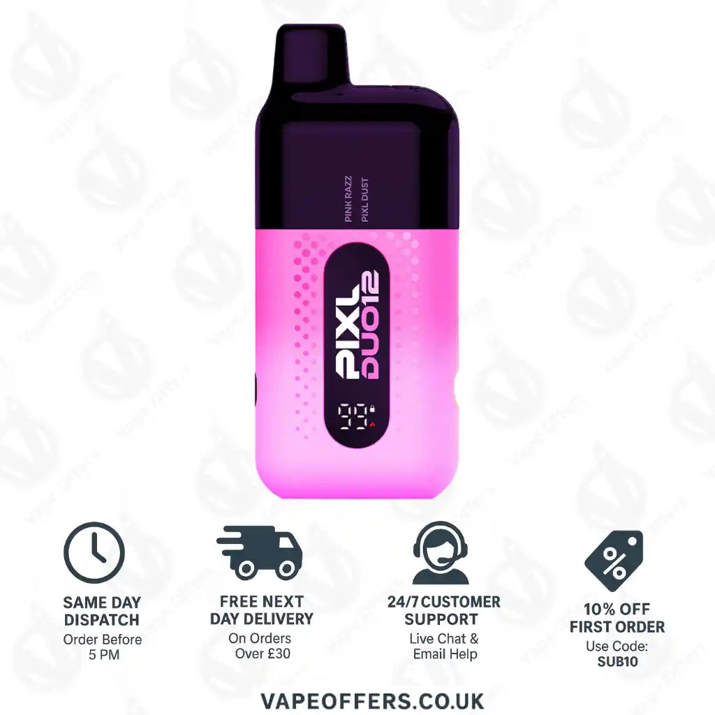 Pink Edition - Pixl Duo 12 6000 Puffs Vape Kit