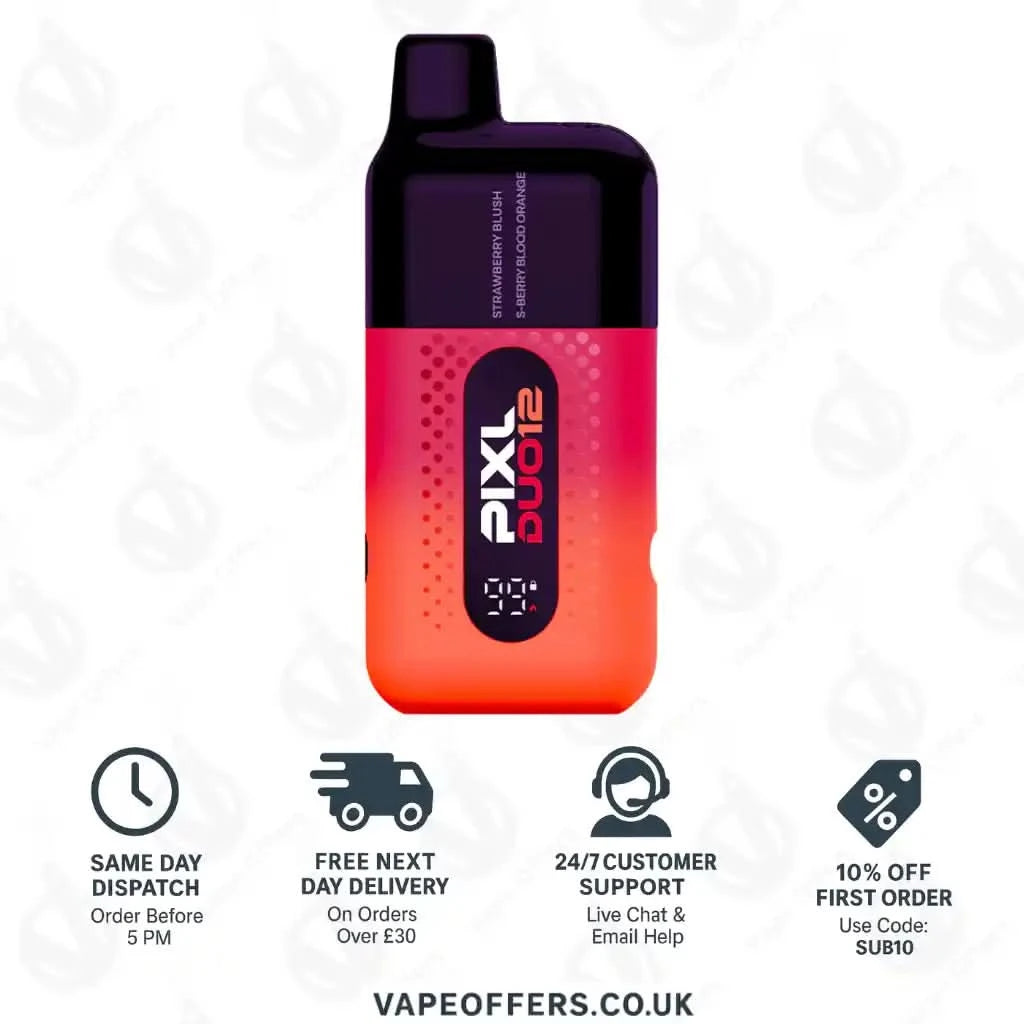 Red Edition - Pixl Duo 12 6000 Puffs Vape Kit 
