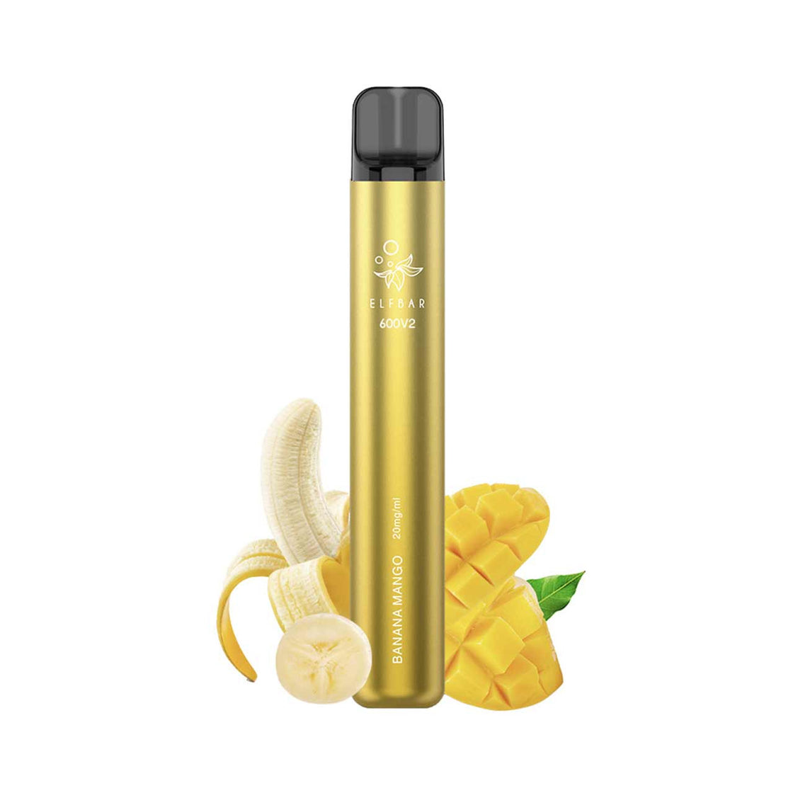 Banana Mango  Elf Bar 600 V2  Puffs  Disposable Vape