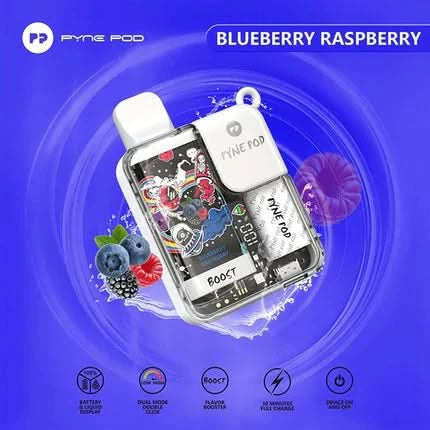 Pyne Pod 8500 Disposable Vape Blueberry Raspberry 