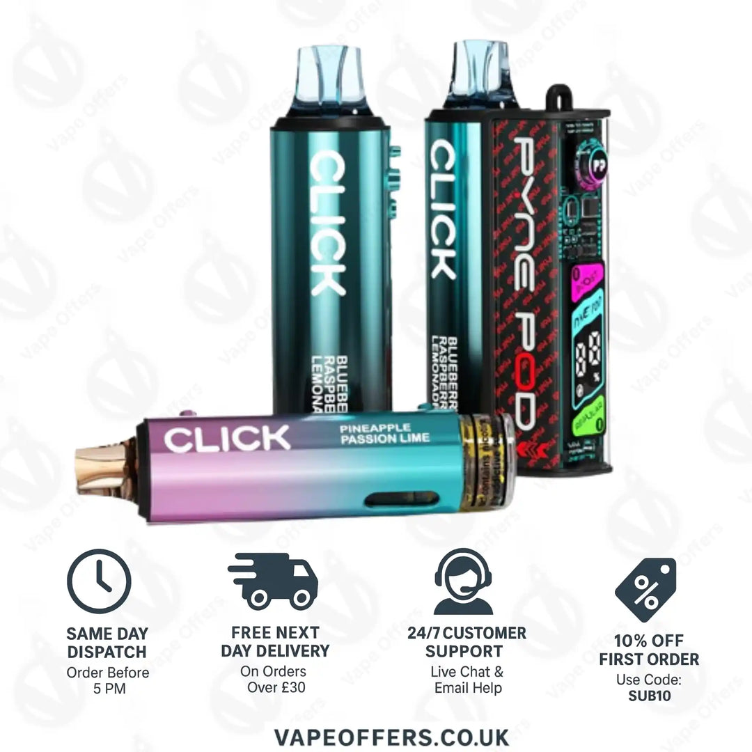 Pyne Pod Click 50K Puffs Prefilled Pod Kit – Lemonade Edition