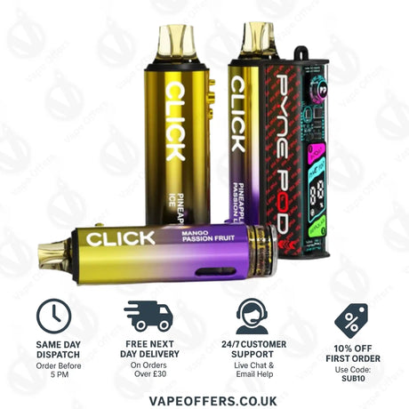 Pyne Pod Click 50K Puffs Prefilled Pod Kit – Tropical Edition