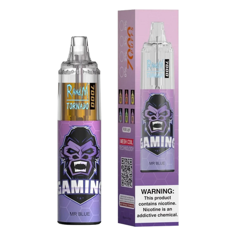 RANDM Tornado 7000 Puffs Disposable Vape-Mr Blue