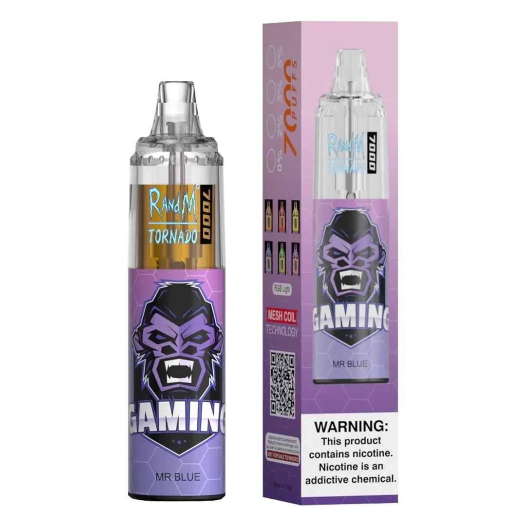 RANDM Tornado 7000 Puffs Disposable Vape-Mr Blue