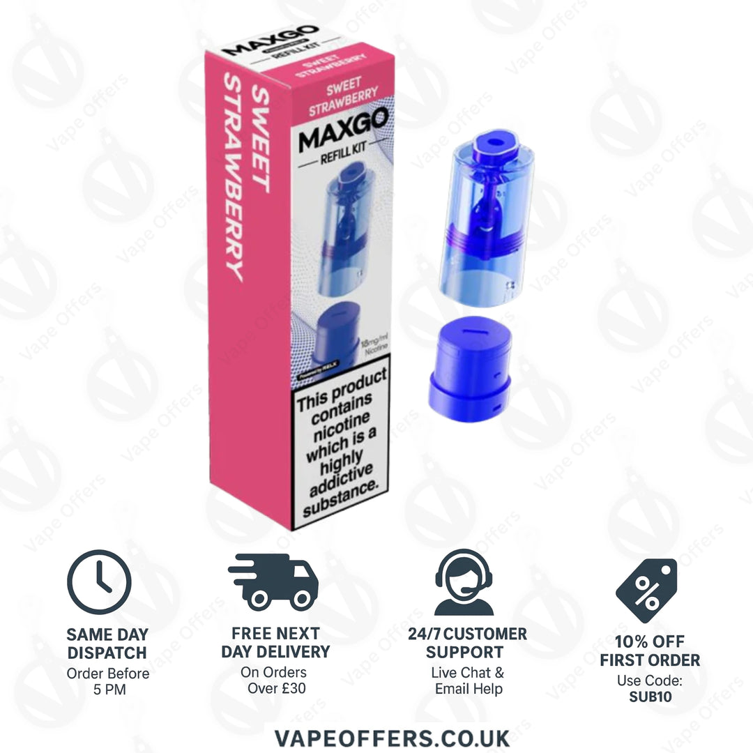RELX Maxgo Combo Pods - Sweet Strawberry