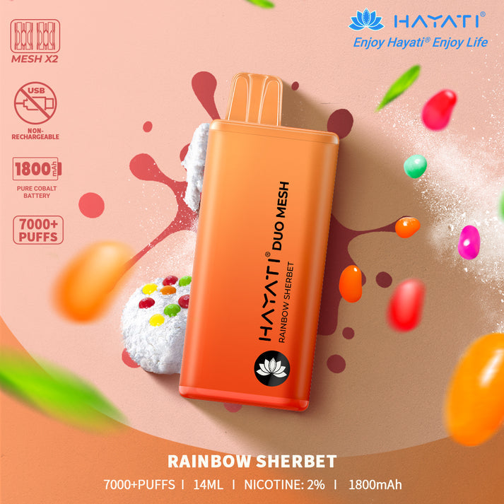 Crystal Pro Max By Hayati 7000 Duo Mesh - Rainbow Sherbet