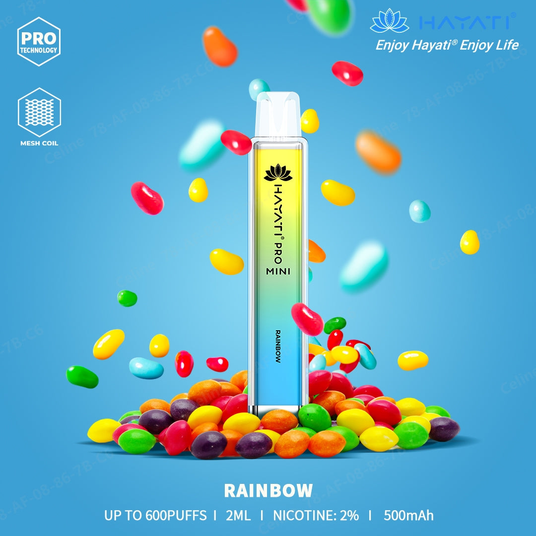 Rainbow Hayati Pro Mini 600 Puffs