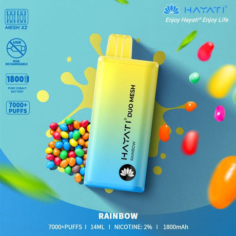 Hayati Duo Mesh 7000 Puffs Vape Box Deal
