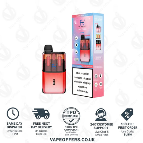 RandM Fumot Ultra T32K Puffs Prefilled Pod Kit Blueberry Hubba Bubba