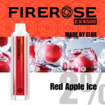 Load image into Gallery viewer, Elux Firerose EX4500 Disposable Vape - Red Apple Ice
