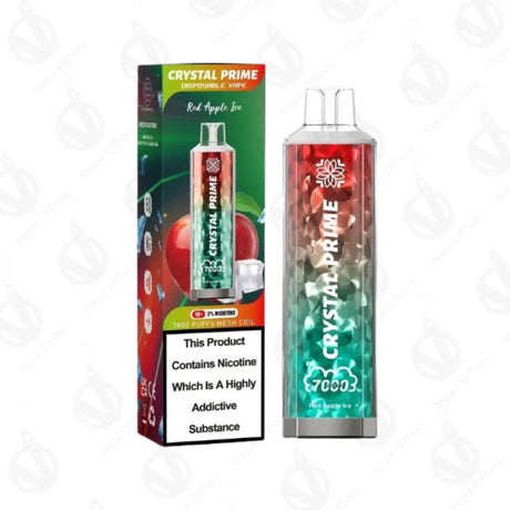 Red Apple Ice Crystal Prime 7000 Vape