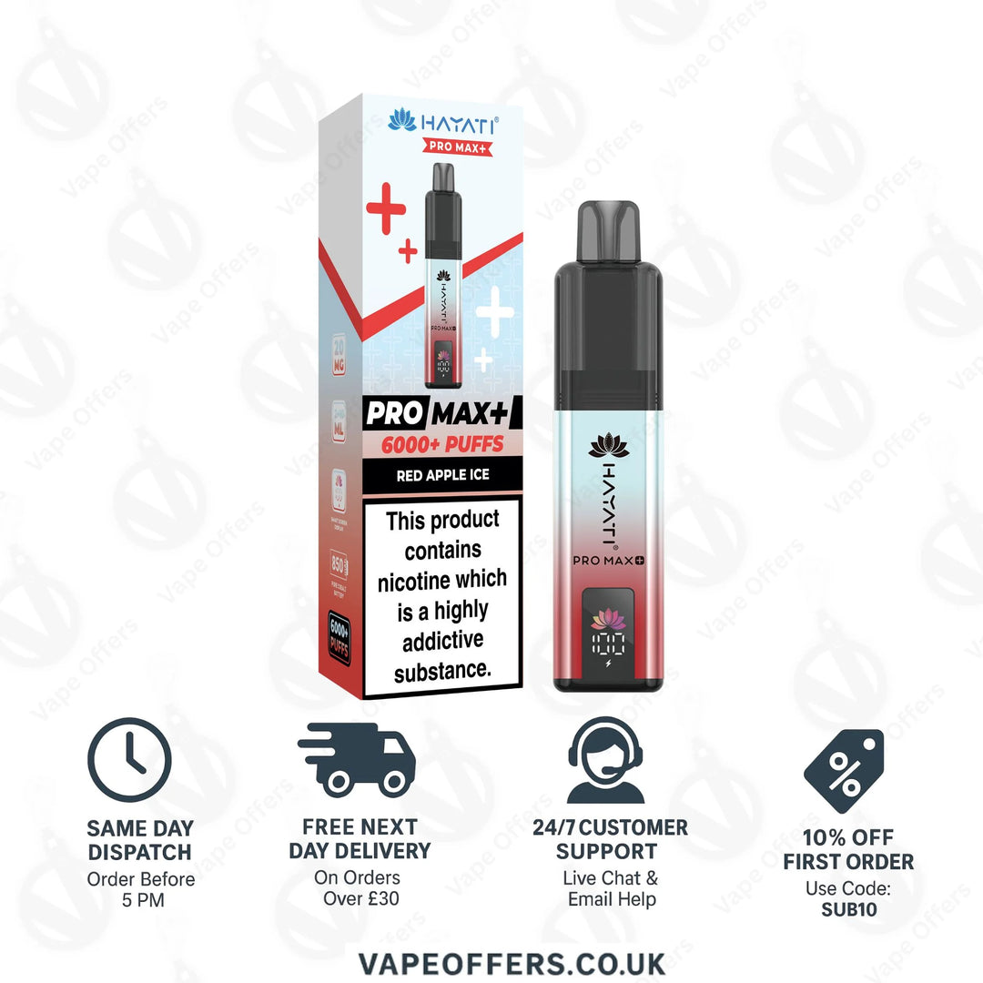 Hayati Pro Max Plus 6000 Pod Kit | Box Of 5 For £40