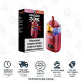 Relax Maxgo Combo 33K Prefilled Pod Kit Sweet Strawberry and Strawberry Raspberry Cherry