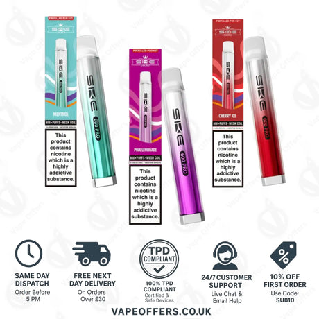 SKE 600 Pro Prefilled Pod Vape Kit 