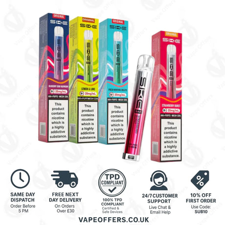 SKE Bar 600 Prefilled Pod Kit 