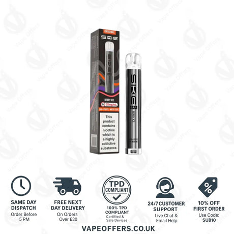 SKE Bar 600 Prefilled Pod Kit Berry Ice