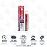 SKE Bar 600 Prefilled Pod Kit Blueberry Cherry Cranberry