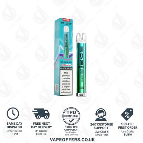 SKE Bar 600 Prefilled Pod Kit Fresh Menthol Mojito