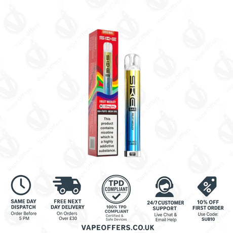 SKE Bar 600 Prefilled Pod Kit Fruit Medley