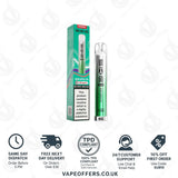 SKE Bar 600 Prefilled Pod Kit Sour Apple Ice